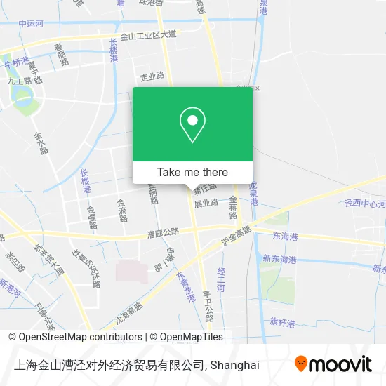 上海金山漕泾对外经济贸易有限公司 map