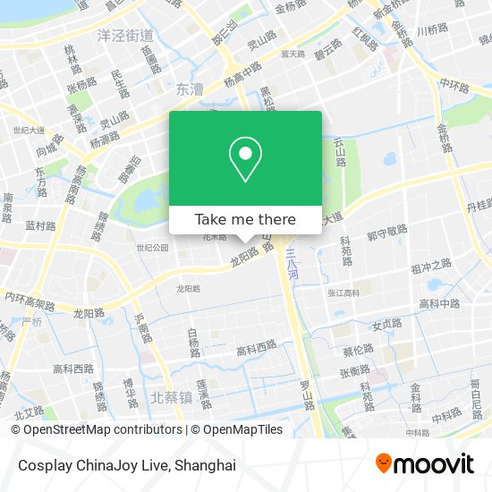 Cosplay ChinaJoy Live map