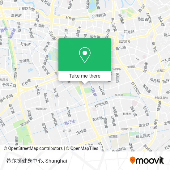 希尔顿健身中心 map