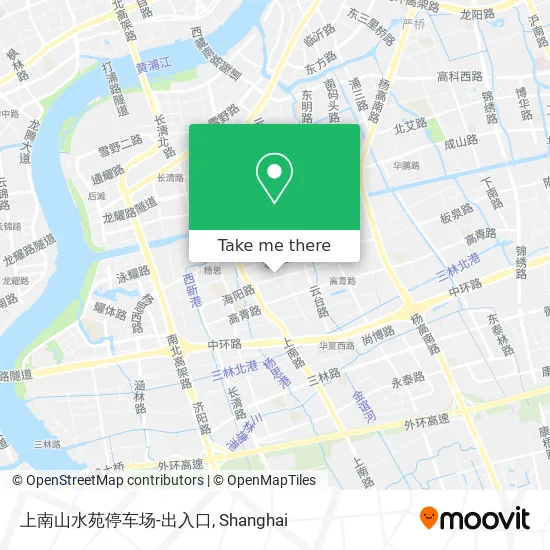 上南山水苑停车场-出入口 map
