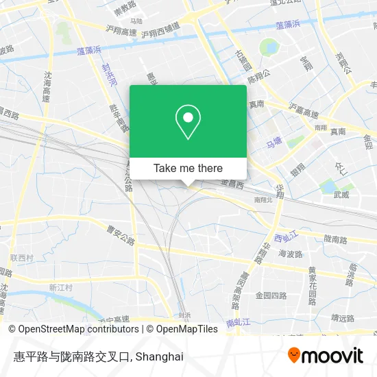 惠平路与陇南路交叉口 map