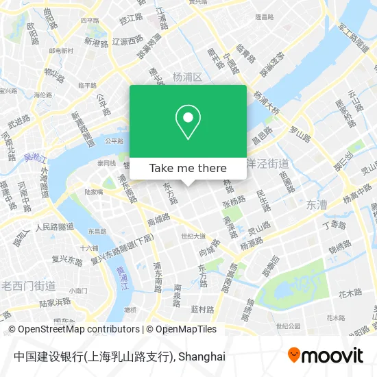 中国建设银行(上海乳山路支行) map