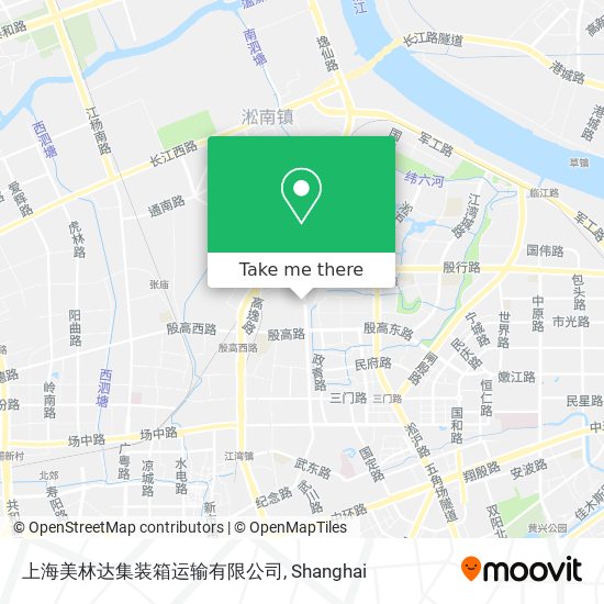 上海美林达集装箱运输有限公司 map