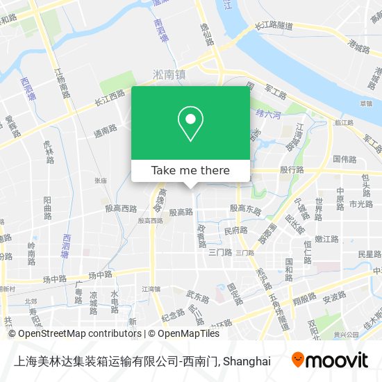 上海美林达集装箱运输有限公司-西南门 map