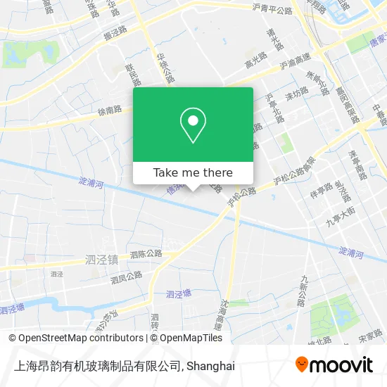 上海昂韵有机玻璃制品有限公司 map