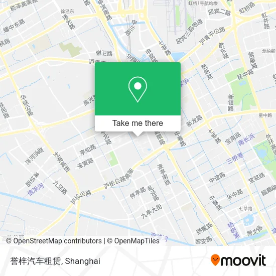 誉梓汽车租赁 map