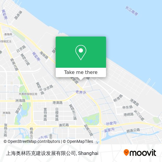 上海奥林匹克建设发展有限公司 map