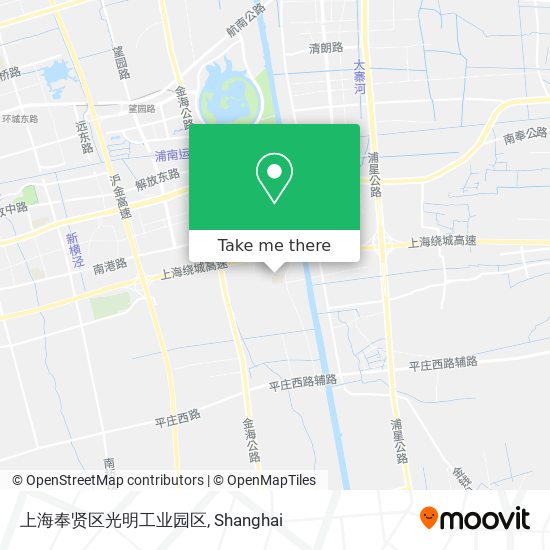 上海奉贤区光明工业园区 map