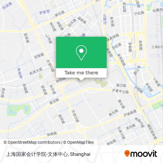 上海国家会计学院-文体中心 map