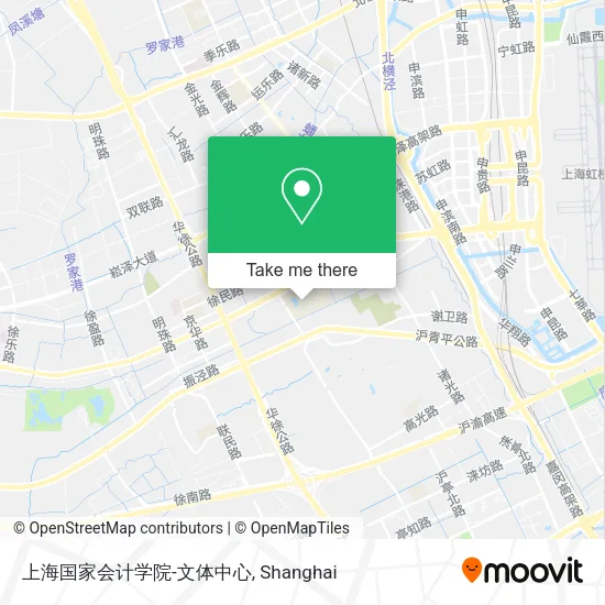 上海国家会计学院-文体中心 map