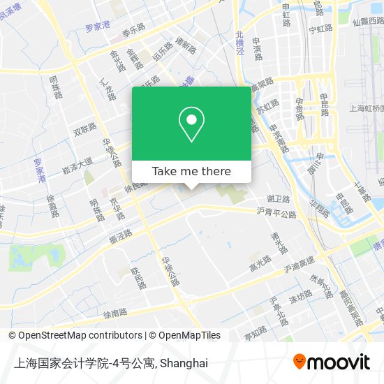 上海国家会计学院-4号公寓 map