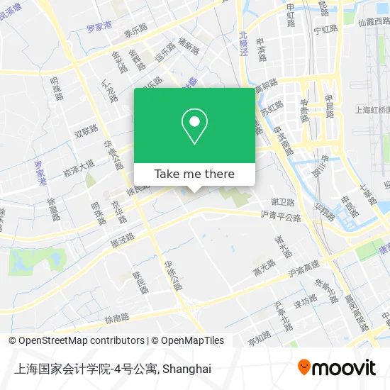上海国家会计学院-4号公寓 map
