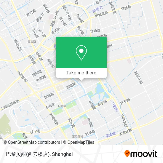 巴黎贝甜(西云楼店) map