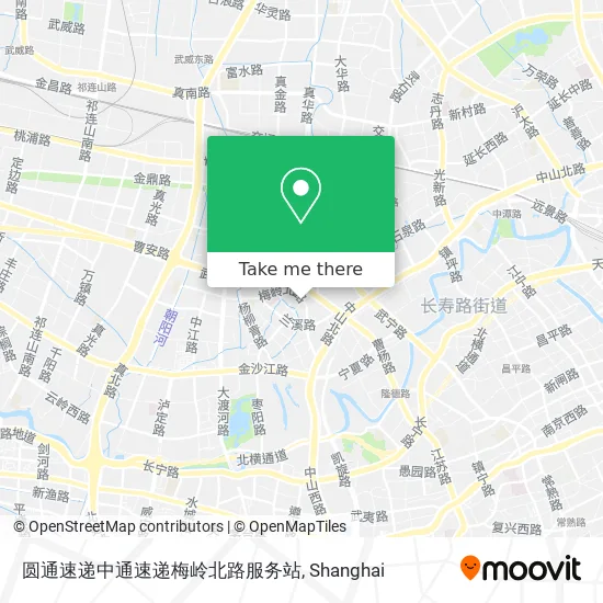 圆通速递中通速递梅岭北路服务站 map