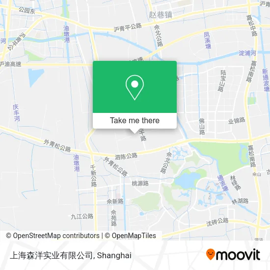 上海森洋实业有限公司 map