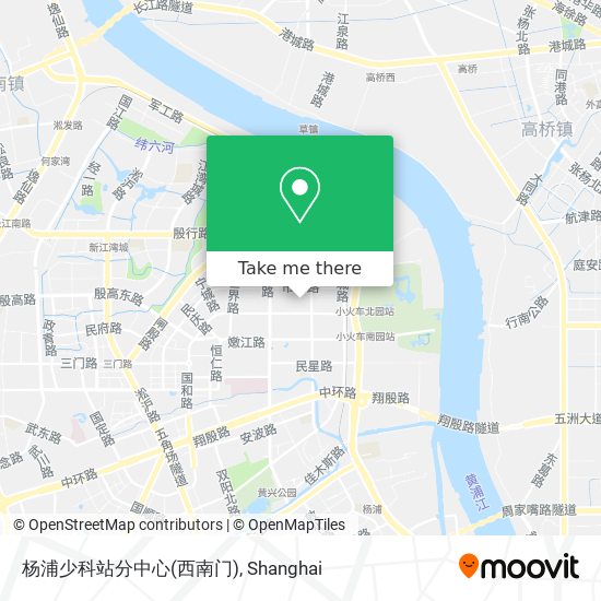 杨浦少科站分中心(西南门) map