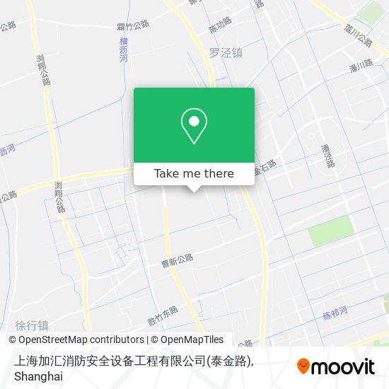 上海加汇消防安全设备工程有限公司(泰金路) map
