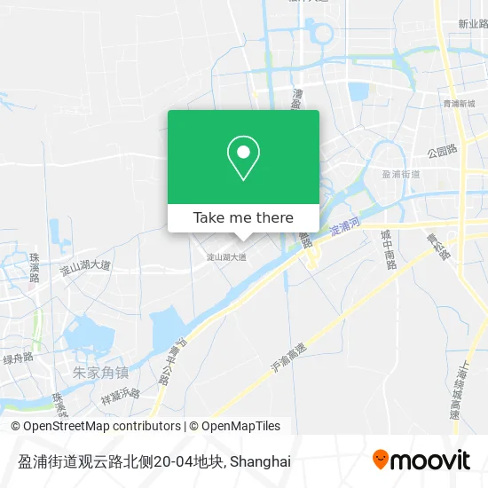 盈浦街道观云路北侧20-04地块 map