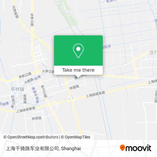 上海千骑路车业有限公司 map