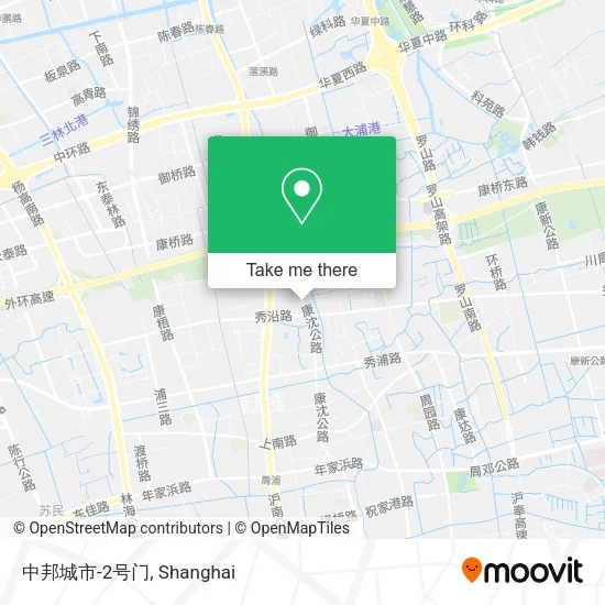 中邦城市-2号门 map