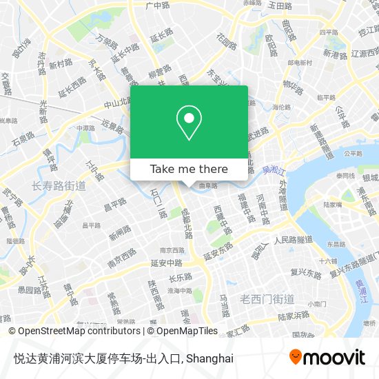 悦达黄浦河滨大厦停车场-出入口 map