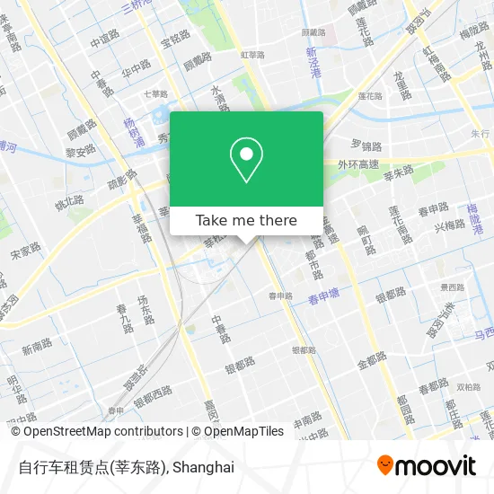 自行车租赁点(莘东路) map