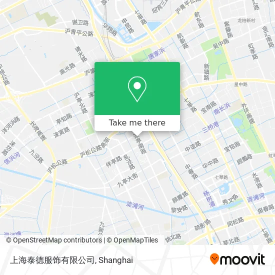 上海泰德服饰有限公司 map