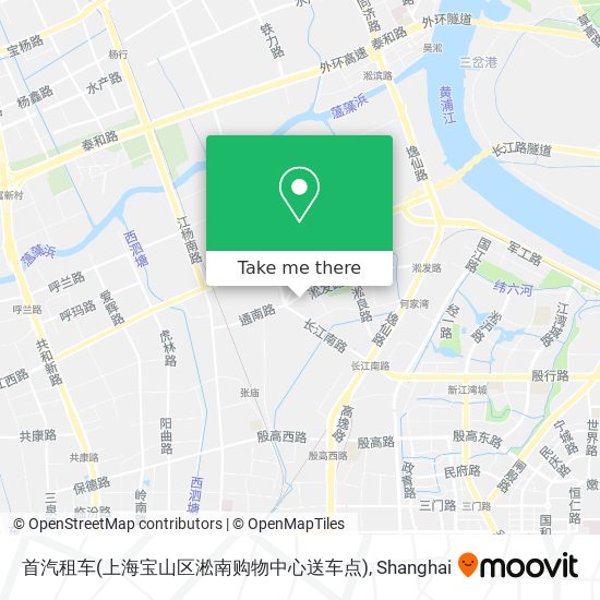 首汽租车(上海宝山区淞南购物中心送车点) map