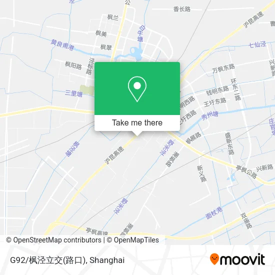 G92/枫泾立交(路口) map