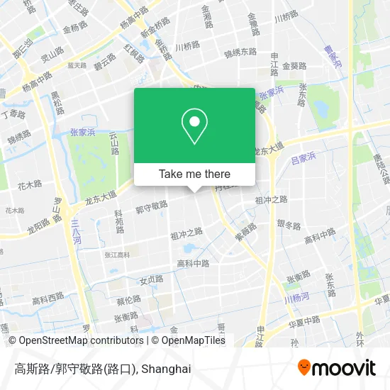 高斯路/郭守敬路(路口) map