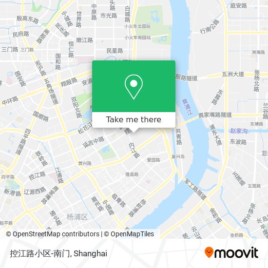 控江路小区-南门 map