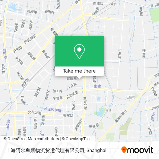 上海阿尔卑斯物流货运代理有限公司 map