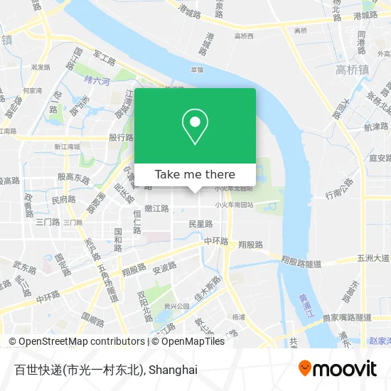 百世快递(市光一村东北) map