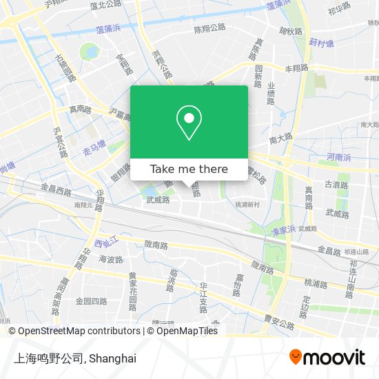 上海鸣野公司 map