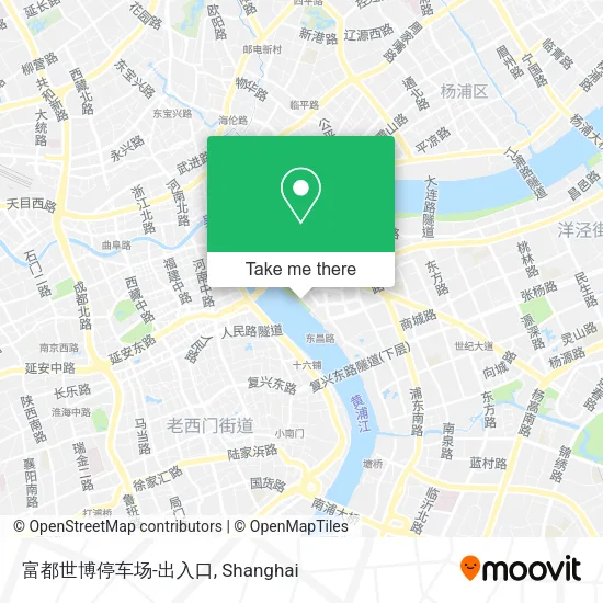 富都世博停车场-出入口 map