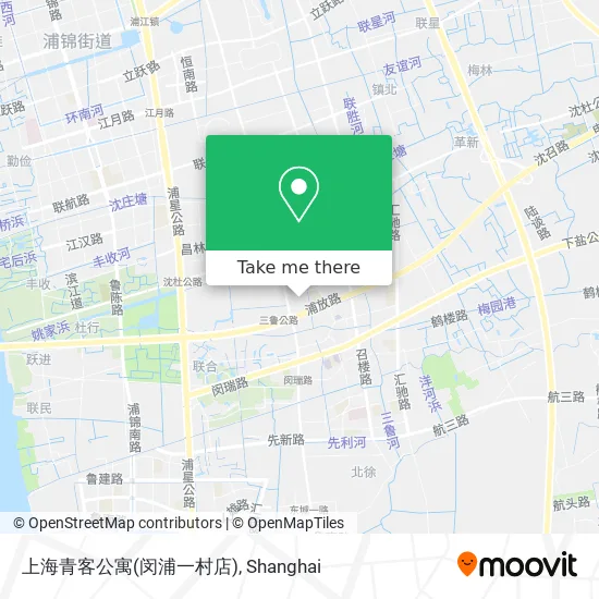上海青客公寓(闵浦一村店) map