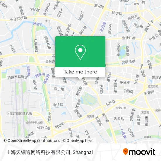 上海天钿通网络科技有限公司 map