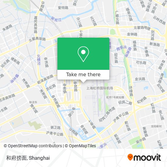 和府捞面 map