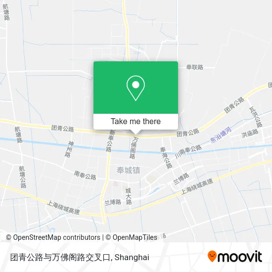 团青公路与万佛阁路交叉口 map