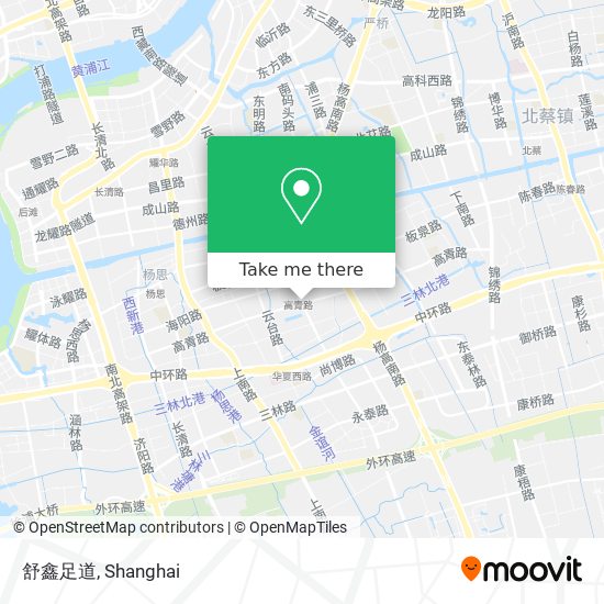 舒鑫足道 map