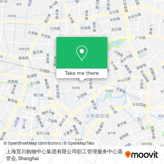 上海宜川购物中心集团有限公司职工管理服务中心退管会 map