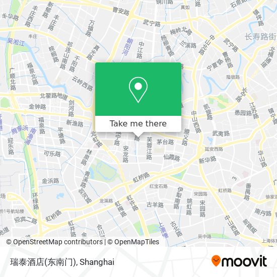 瑞泰酒店(东南门) map