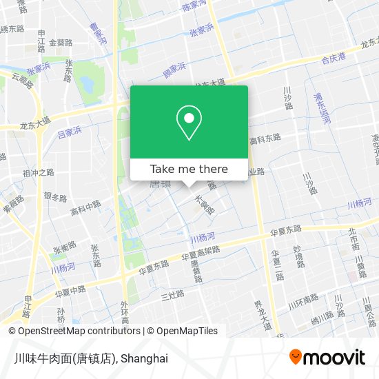 川味牛肉面(唐镇店) map