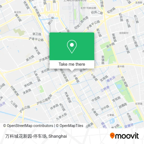万科城花新园-停车场 map