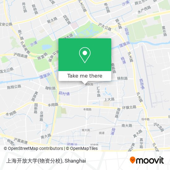 上海开放大学(物资分校) map