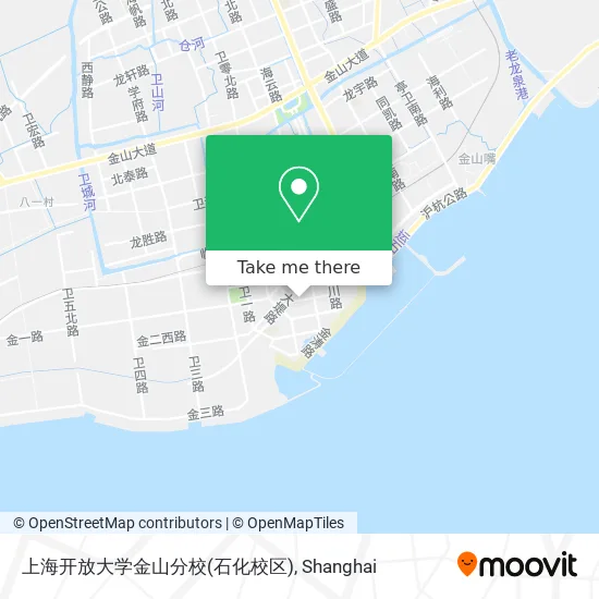 上海开放大学金山分校(石化校区) map