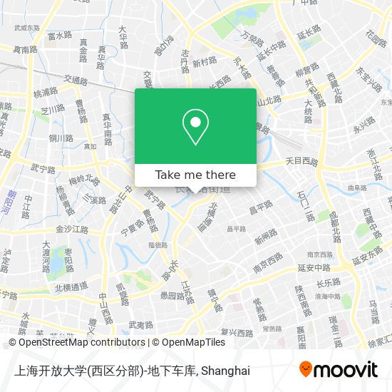 上海开放大学(西区分部)-地下车库 map