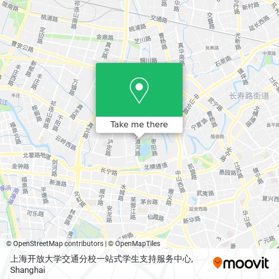 上海开放大学交通分校一站式学生支持服务中心 map