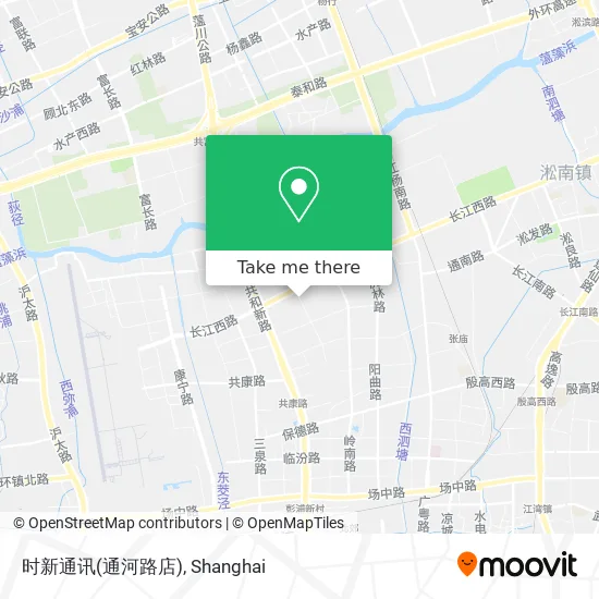时新通讯(通河路店) map