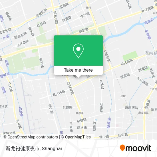 新龙袍健康夜市 map